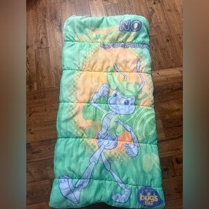 Vintage 90s bugs life sleeping bag